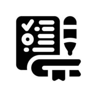 preparation glyph icon. Strong and solid icon for websites and mobile apps. vector