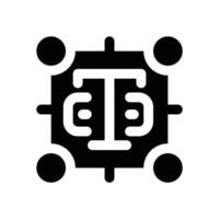typhografy glyph icon. Strong and solid icon for websites and mobile apps. vector