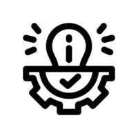 information management line icon. Clean and minimalist icon for websites and mobile apps. vector