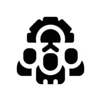 team management glyph icon. Strong and solid icon for websites and mobile apps. vector
