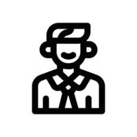 manager line icon. Clean and minimalist icon for websites and mobile apps. vector