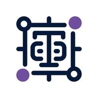 typhografy dual tone icon. Sleek and modern icon for websites and mobile apps. vector
