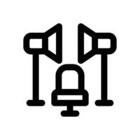 casting line icon. Clean and minimalist icon for websites and mobile apps. vector