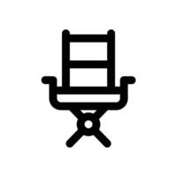 director chair line icon. Clean and minimalist icon for websites and mobile apps. vector