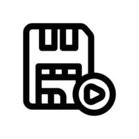 save line icon. Clean and minimalist icon for websites and mobile apps. vector