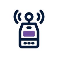 light meter dual tone icon. Sleek and modern icon for websites and mobile apps. vector