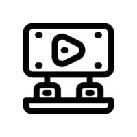 post production line icon. Clean and minimalist icon for websites and mobile apps. vector