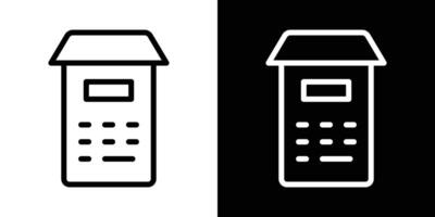 ATM icons vectors set in stroke line style.. EPS10