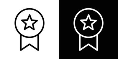 Achievement icons vectors set in stroke line style.. EPS10