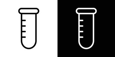 Beaker icons vectors set in stroke line style.. EPS10