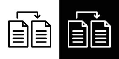 Compare icons vectors set in stroke line style.. EPS10