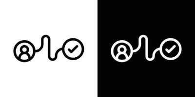 Customer Journey icons vectors set in stroke line style.. EPS10