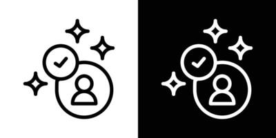 Customer experience icons vectors set in stroke line style.. EPS10