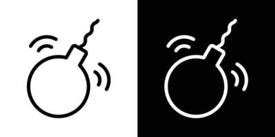 Demolition ball icons vectors set in stroke line style.. EPS10