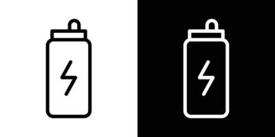 Energy drink icons vectors set in stroke line style.. EPS10