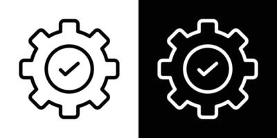 Execution icons vectors set in stroke line style.. EPS10