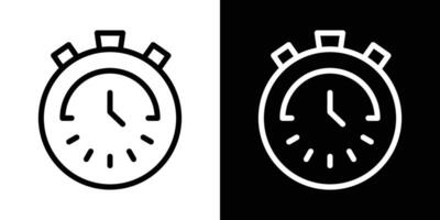 Fast processing icons vectors set in stroke line style.. EPS10