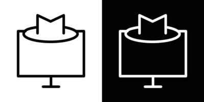 Hacker icons vectors set in stroke line style.. EPS10