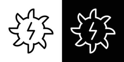 Hydro power icons vectors set in stroke line style.. EPS10