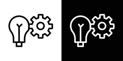 Implement icons vectors set in stroke line style.. EPS10