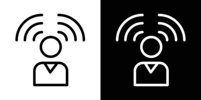 Influencer icons vectors set in stroke line style.. EPS10