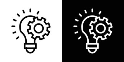 Innovation icons vectors set in stroke line style.. EPS10