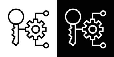 Key factor icons vectors set in stroke line style.. EPS10