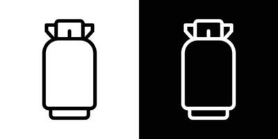 LPG icons vectors set in stroke line style.. EPS10