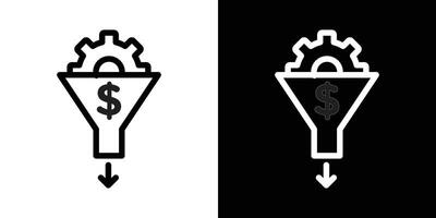 Lead generation icons vectors set in stroke line style.. EPS10