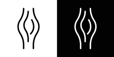 Myalgia icons vectors set in stroke line style.. EPS10