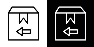 Return purchase icons vectors set in stroke line style.. EPS10