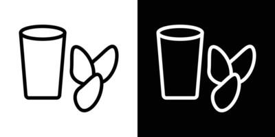 Ramadan iftar icons vectors set in stroke line style.. EPS10