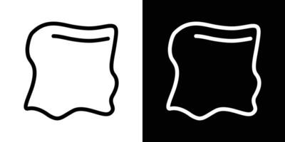 Rag icons vectors set in stroke line style.. EPS10