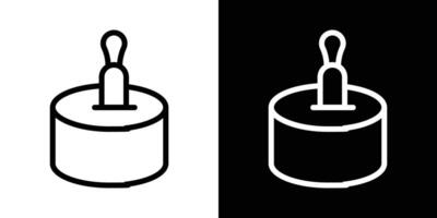 Parmesan icons vectors set in stroke line style.. EPS10