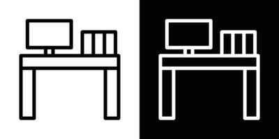 Workspace icons vectors set in stroke line style.. EPS10