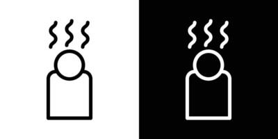 Tired icons vectors set in stroke line style.. EPS10