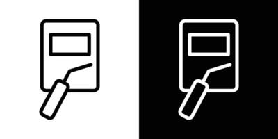 Welding icons vectors set in stroke line style.. EPS10