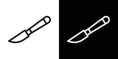 Scalpel icons set vector