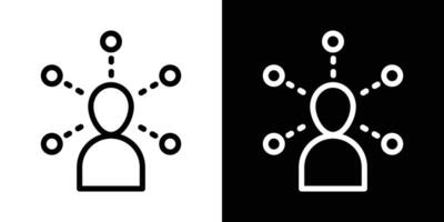 Skills set icons vectors set in stroke line style.. EPS10