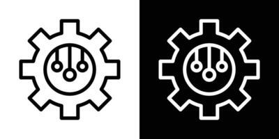 Technology icons vectors set in stroke line style.. EPS10