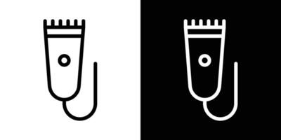 Trimmer icons vectors set in stroke line style.. EPS10
