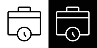 Work experience icons vectors set in stroke line style.. EPS10