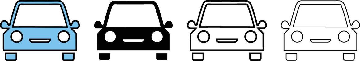 Car Icon for Transportation Design vector