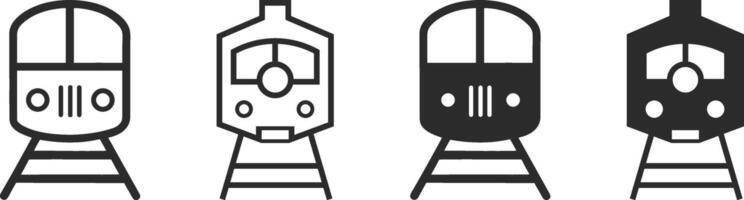 Railway Icon for Travel Use vector