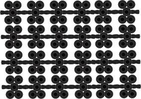 seamless pattern with anchor and chains ,Black Abstract Floral Seamless Pattern ,ideal for wallpapers, textiles, or surface decoration vector