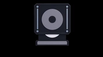 3D Animation of Cd Drive. Computer Hardware Part video