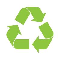 Recycle symbols. Recycling arrow icons. Green recycle or recycling arrows. Reuse, ecofriendly environment and save the planet. vector