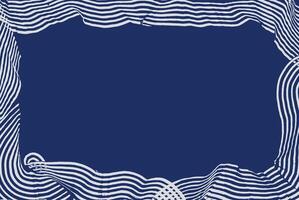 Crafted hand drawn brush lines abstract wave and water border, Japanese and ethnic wood carving, engraving texture background, minimal graphic for card, presentation vector