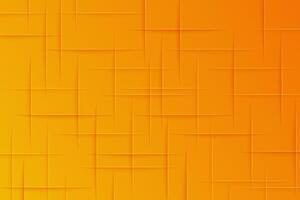 Bright and modern orange abstract background with smooth shadow lines. vector