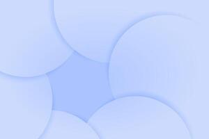 A blue background with white circles vector